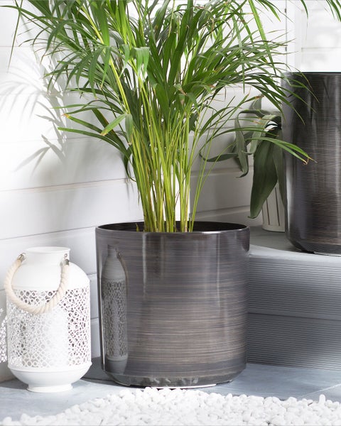 Blumenkübel VAGIA 35 cm Grau