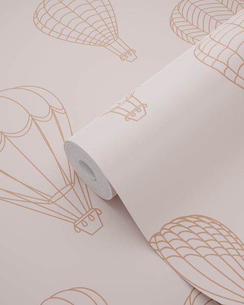 ESTAhome Tapete Luftballons Terrakottarosa - 50 x 900 cm - 139720