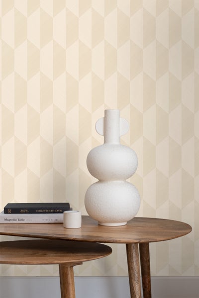 Origin Wallcoverings Tapete 3D Muster Crème-Beige - 50 x 900 cm - 348037