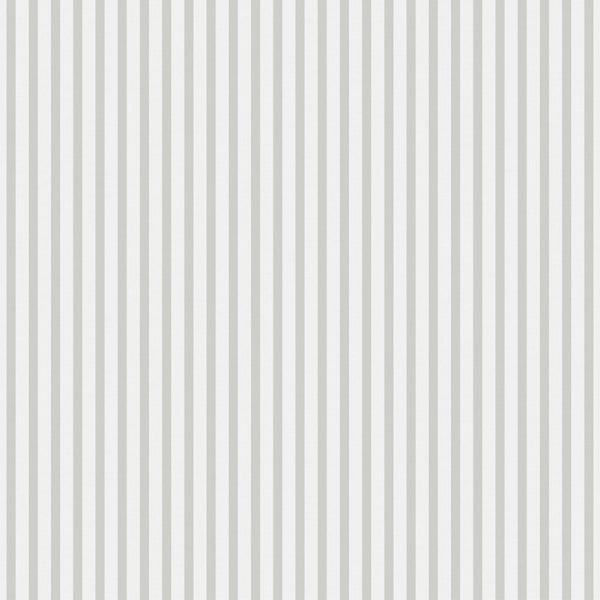 Sanders und Sanders Tapete Streifen Hellgrau - 53 cm x 10.05 m - 640706