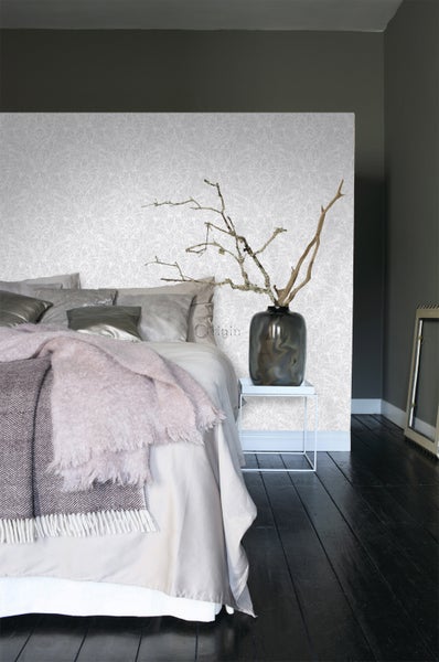 Origin Wallcoverings Tapete Ornamente Hellgrau - 53 cm x 10.05 m - 347305