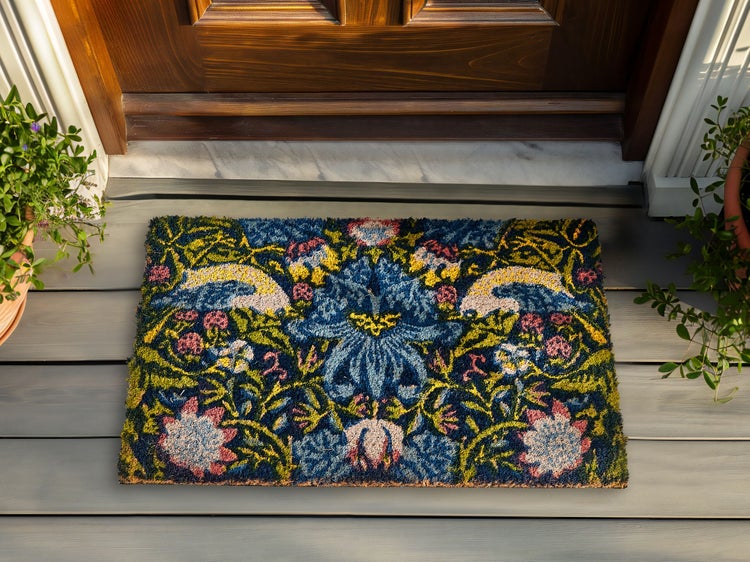 Fußmatte SAKESAR 40 x 60 cm Kokosfasern Bunt
