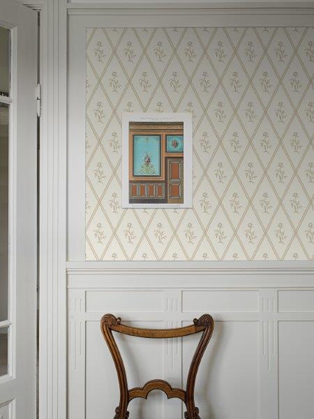 Borastapeter Tapete Blumen Beige - 53 cm x 10.05 m - 660839