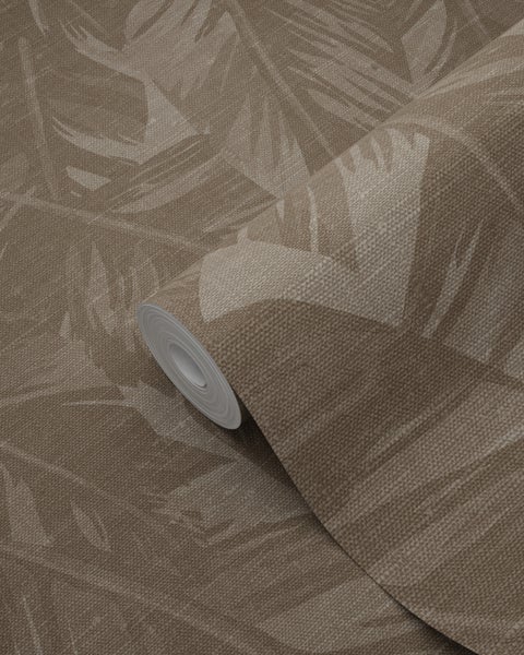 Origin Wallcoverings Tapete Bananenblätter Braun - 50 x 900 cm - 348056