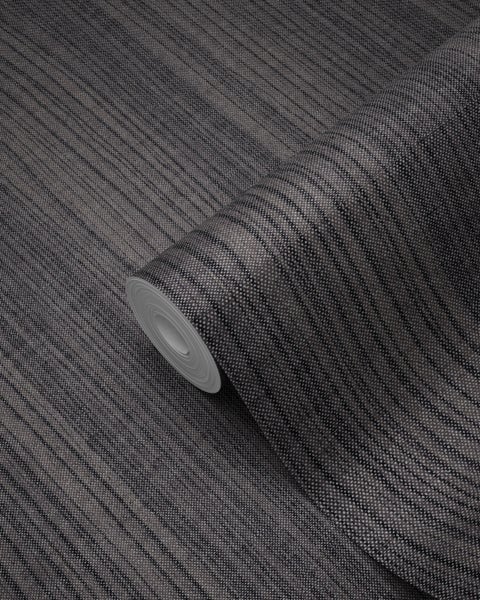 Origin Wallcoverings Tapete Streifenmuster Dunkelviolett - 53 cm x 10.05 m - 347239