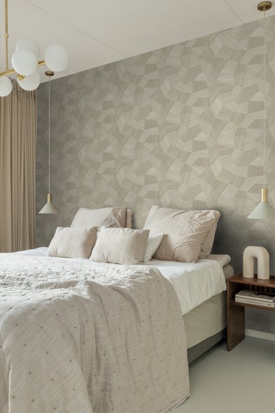 Origin Wallcoverings Tapete 3D-Muster Sandbeige - 53 cm x 10.05 m - 347819