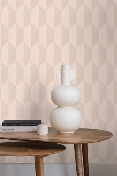 Origin Wallcoverings Tapete 3D Muster Hellrosa - 50 x 900 cm - 348031