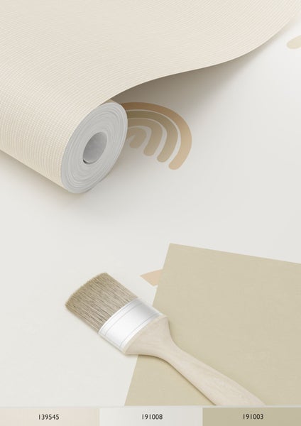 ESTAhome Tapete Regenbogen Beige - 53 cm x 10.05 m - 139685