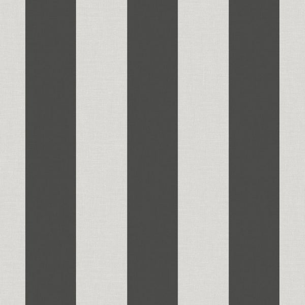 Sanders und Sanders Tapete Streifen Schwarz und Grau - 53 cm x 10.05 m - 640688