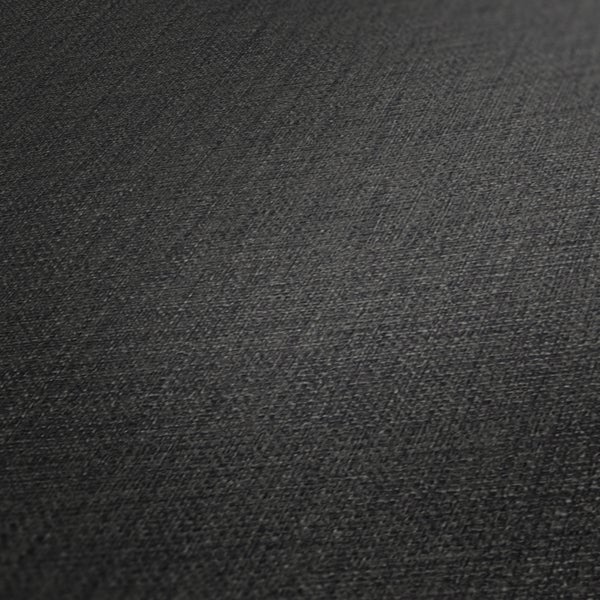 Nahaufnahme einer schwarzen Textiloberfläche.