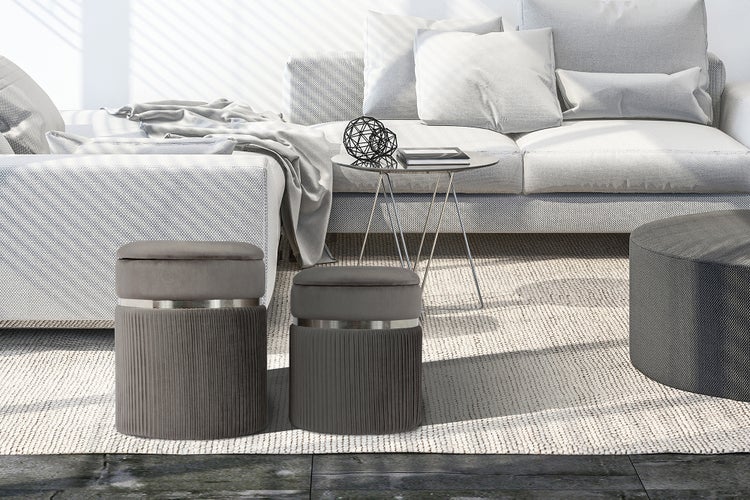 Detailansicht einer Lampe mit Schalter