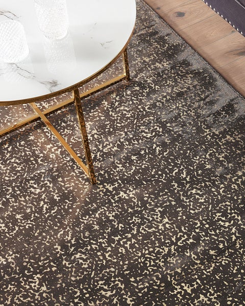 Teppich ESEL Gold 140 x 200 cm Viskose