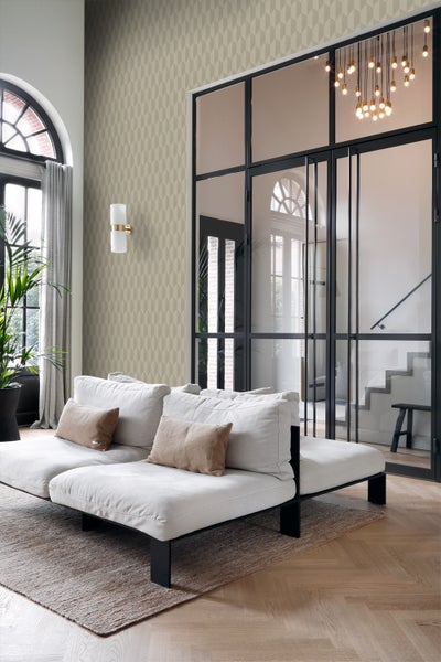 Origin Wallcoverings Tapete 3D Muster Seladongrün - 50 x 900 cm - 348035