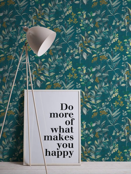 Rolle Tapete mit Pflanzenmuster