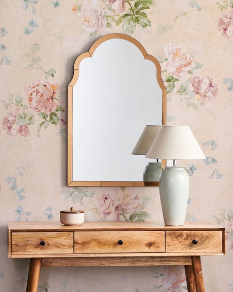 Wandspiegel NORVILLE 60 cm 89 cm Kupfer