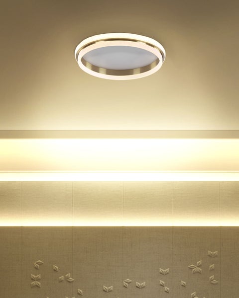 LED Deckenlampe TAPING Metall Gold