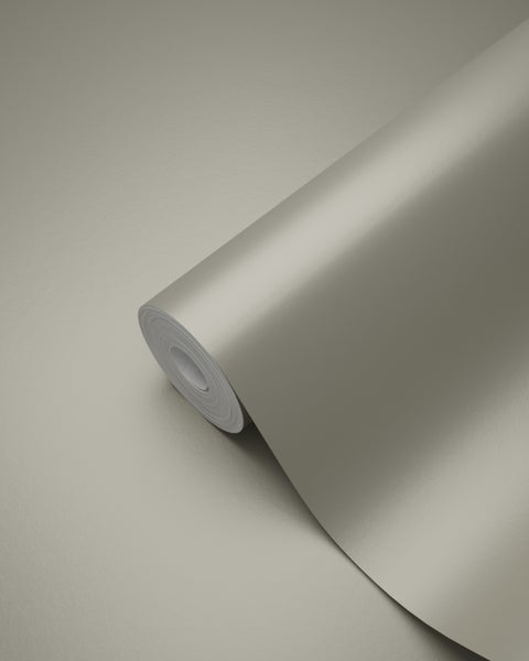 Origin Wallcoverings Tapete Uni Silber - 53 cm x 10.05 m - 345705
