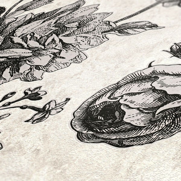 Tapete mit Blumenmuster