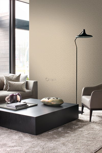 Origin Wallcoverings Tapete Blumen Altweiß - 53 cm x 10,05 m - 345437
