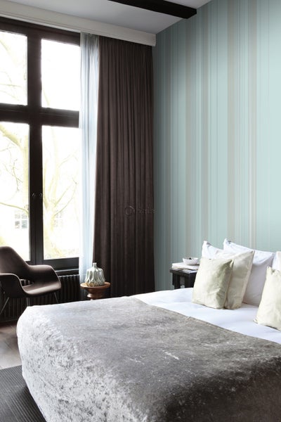 Origin Wallcoverings Tapete Streifen Meeresgrün - 53 cm x 10.05 m - 346228