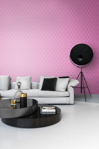 Origin Wallcoverings Tapete kapitoniertes Mustes Rosa - 53 cm x 10.05 m - 326345