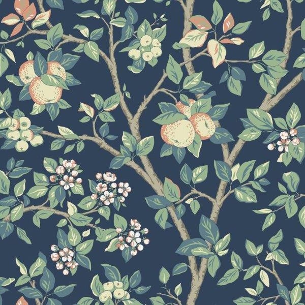 Fototapete mit Darstellung einer Berglandschaft mit Nebel und Bäumen