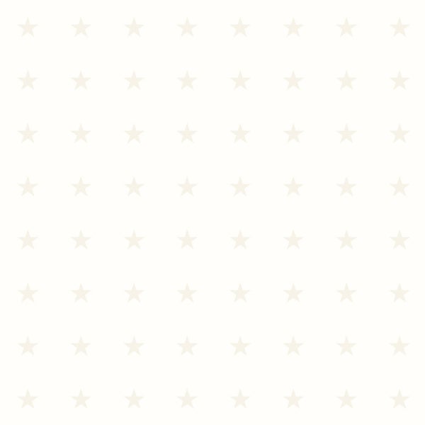 Origin Wallcoverings Tapete kleine Sterne Weiß und Silber - 53 cm x 10,05 m - 346828