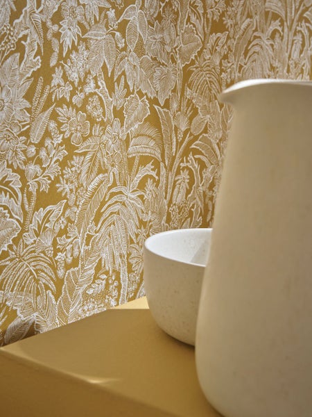 Masureel Tapete Blumen Gelb - 53 cm x 10.05 m - 630981