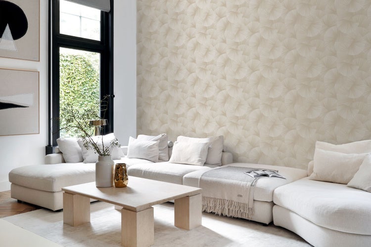 Origin Wallcoverings Tapete 3D-Muster Beige - 0.53 x 10.05 m - 348041
