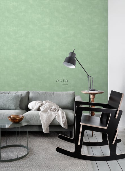 ESTAhome Tapete Betonoptik Grün - 53 cm x 10.05 m - 139019