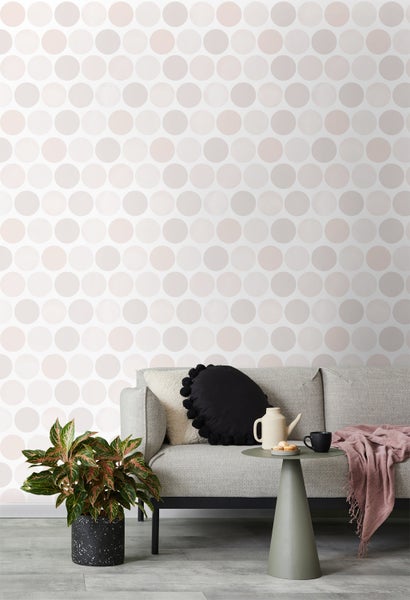 Walls4You Tapete Punkte Beige - 53 cm x 10.05 m - 935290