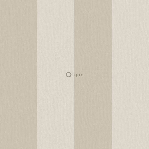 Origin Wallcoverings Tapete Streifen Beigebraun - 53 cm x 10.05 m - 347016