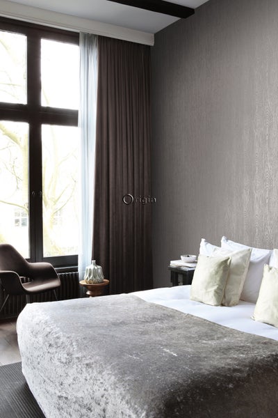 Origin Wallcoverings Tapete Holz-Optik Taupe - 53 cm x 10.05 m - 347556