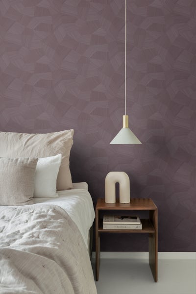 Origin Wallcoverings Tapete 3D-Muster mauve-violett - 50 x 900 cm - 348061