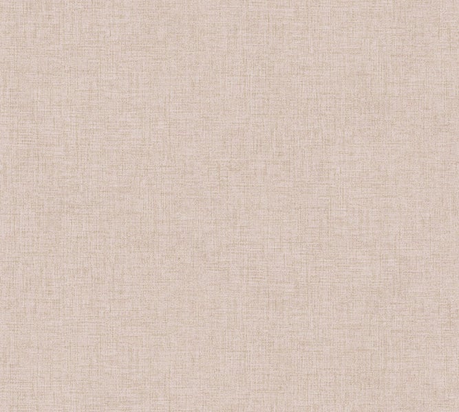 Schlafzimmer mit Bett, Nachttisch und floraler Tapete