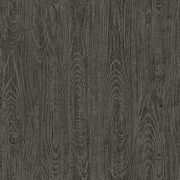 Origin Wallcoverings Tapete Holz-Optik Dunkelgrau - 53 cm x 10.05 m - 347559