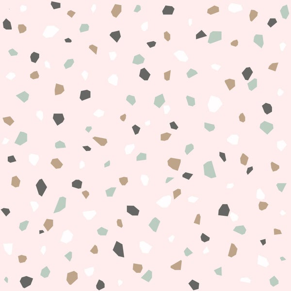 Terrazzo-Muster mit unregelmäßigen Formen