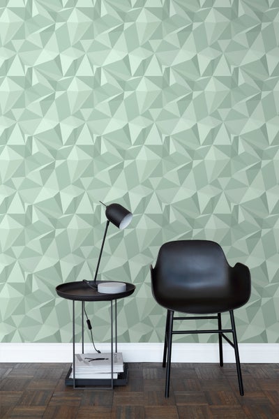 Sanders und Sanders Tapete 3D-Muster Mintgrün - 50 x 900 cm - 935274