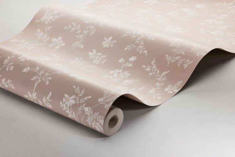 Borastapeter Tapete Blumen Rosa - 53 cm x 10.05 m - 660927