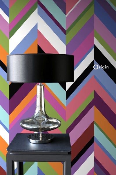 Origin Wallcoverings XXL-Vliestapete Zickzack-Motiv Mehrfarbig - 50 x 900 cm - 357205