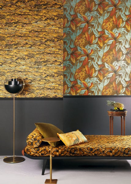 Masureel Tapete Natur-motiv Orange - 53 cm x 10.05 m - 630573