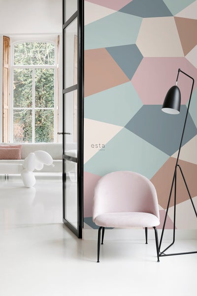 ESTAhome Fototapete grafisches Motiv Multicolor - 200 x 279 cm - 159258