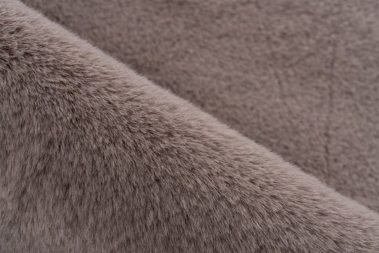 Kurzflor Teppich Oasisia Rosa 22 mm Uni 70 x 130 cm
