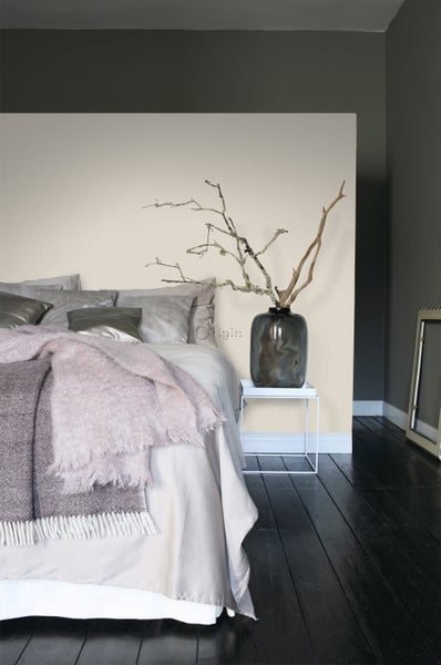 Origin Wallcoverings Tapete Leinen-Optik Vanille-Beige - 53 cm x 10.05 m - 347006