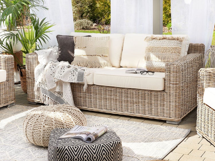 Outdoor Kissenbezug Set ARDEA Weiß