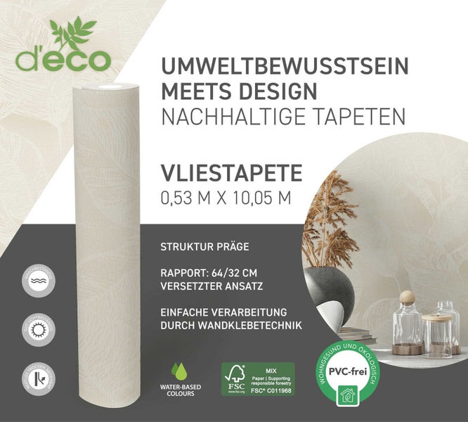 Anleitung zum Anbringen von Vliestapeten an der Wand