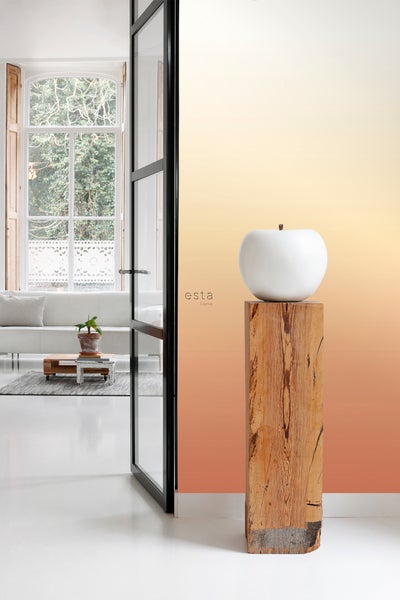 ESTAhome Fototapete Dip-Dye Muster Orange - 200 x 279 cm - 159255