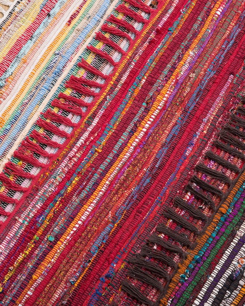 Teppich dunkelbunt 140 x 200 cm Kurzflor DANCA