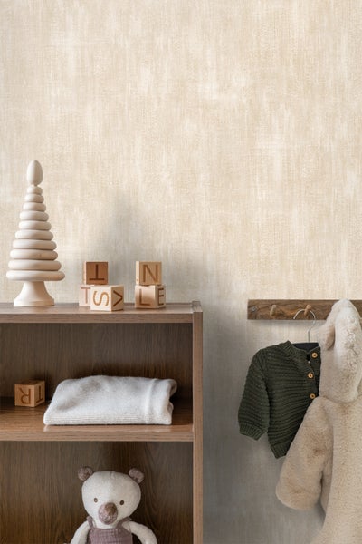 ESTAhome Tapete Beton-Optik Sandbeige - 53 cm x 10.05 m - 148765