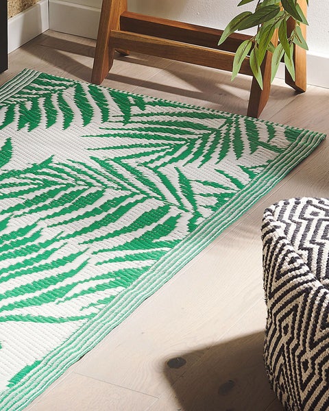 Teppich mit Palmenblattmuster